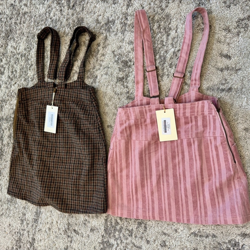Girls NWT Joyfolie jumper dresses set of 2 size 7 - Picture 3 of 4